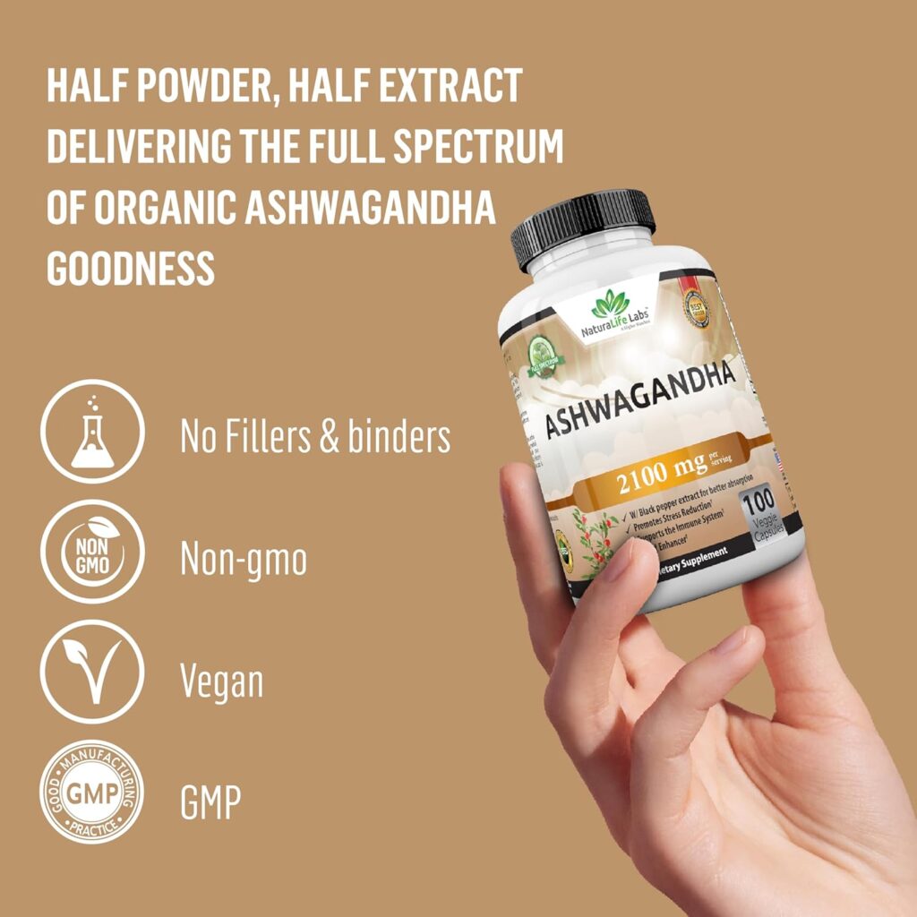 Organic Ashwagandha For Effective Stress Relief no fillers