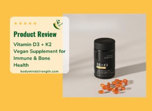 Vitamin D3 + K2 Vegan Supplement for Immune & Bone Health