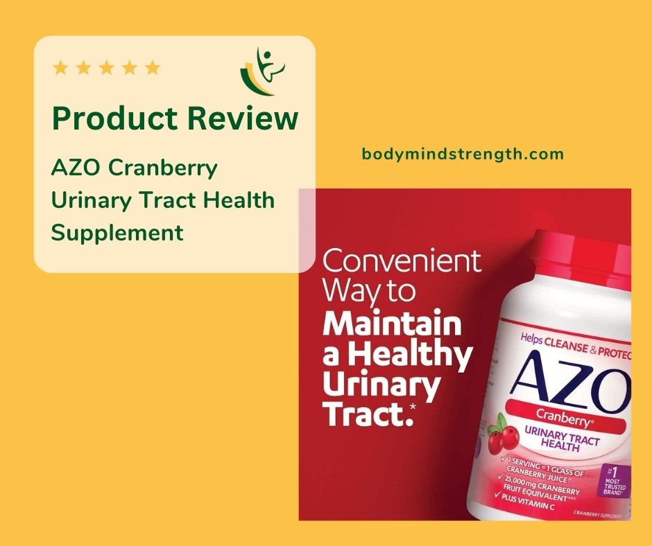 AZO Cranberry Urinary Tract Health Supplement Review A Sugar Free and