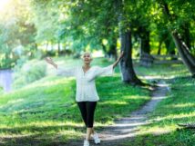 Mindful walking, feeling free